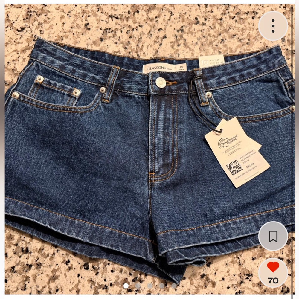 Glassons Mid-Rise Denim Shorts